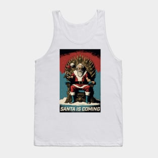 Santa is Coming Tank Top